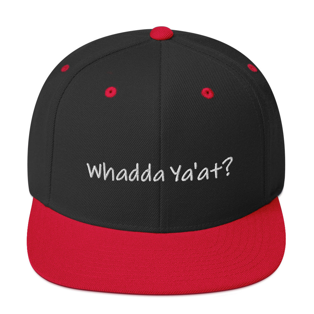 Whadda Ya'at? Classic Snapback Hat