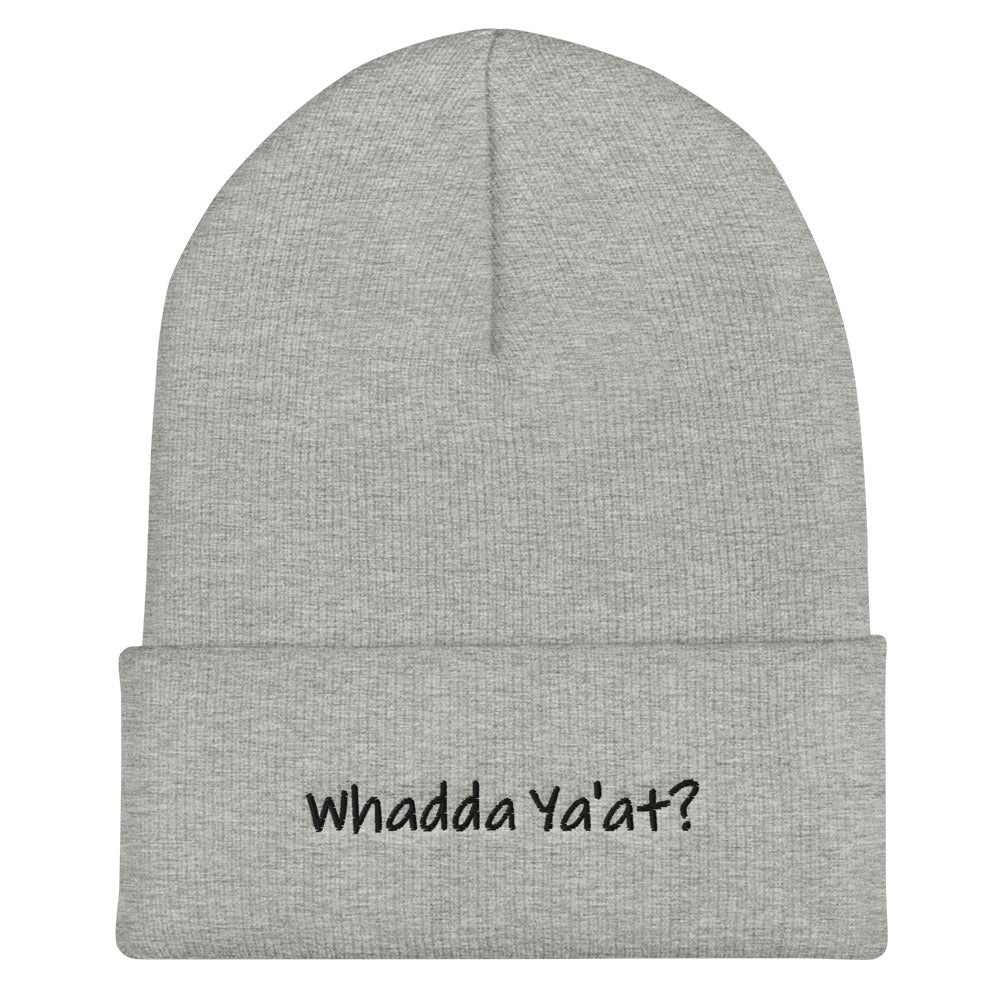 Whadda Ya'at? Cuffed Beanie