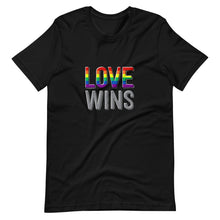 Load image into Gallery viewer, Love Wins Pride Unisex T-Shirt (ADULT / PREMIUM)
