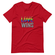 Load image into Gallery viewer, Love Wins Pride Unisex T-Shirt (ADULT / PREMIUM)
