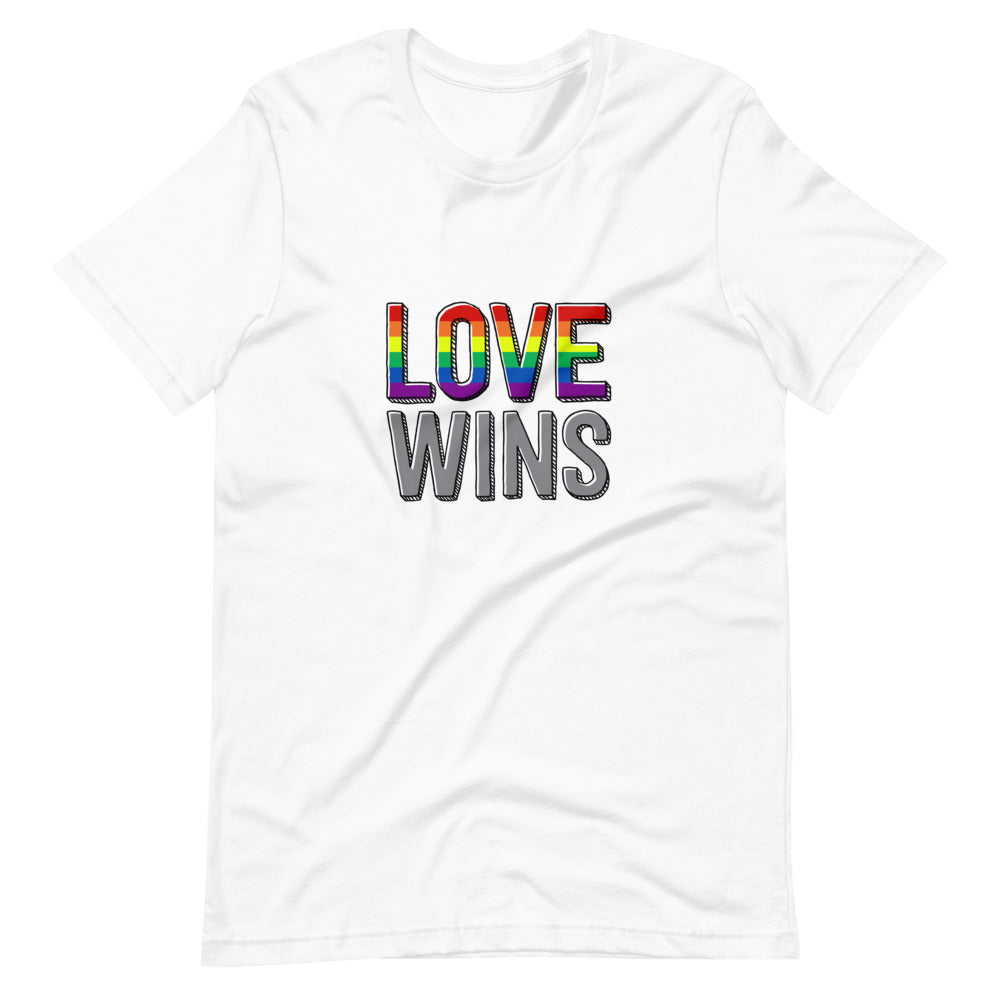 Love Wins Pride Unisex T-Shirt (ADULT / PREMIUM)